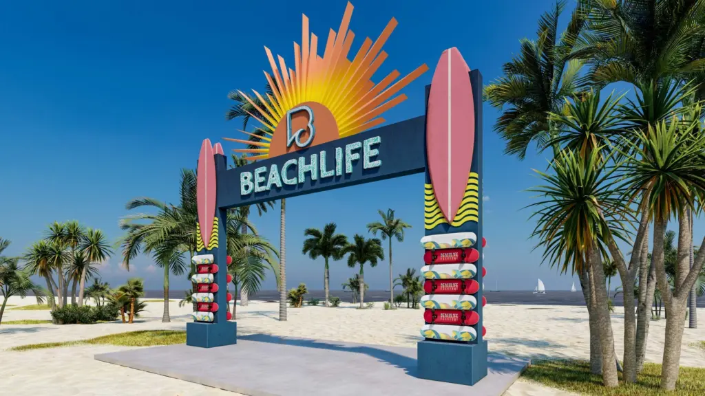 Beachlife Festival Entrance Design – NY, USA